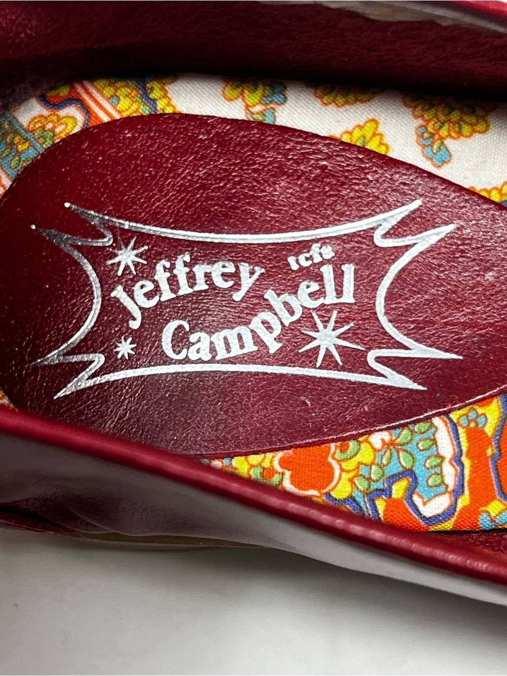 Jeffrey Campbell Red Leather Moccasin Flats - Picture 9 of 9